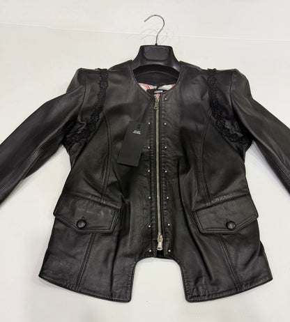 jet set leather giubbino