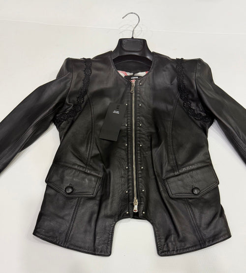 jet set leather giubbino