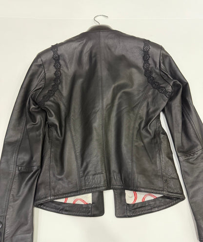 jet set leather giubbino